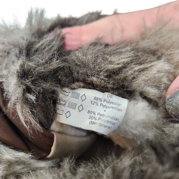 PAJAR Boots Womens EU 36 US 5-5.5 Brown Quilted‎ Faux Fur Winter Snow Boots Zip - Picture 10 of 12